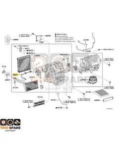 Thermistor, Cooler, No.1 Toyota Corolla 2020 - 2022