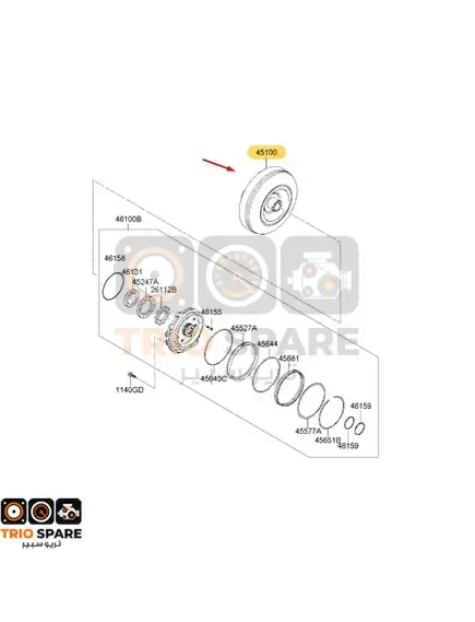 CONVERTER ASSY-TORQUE Kia Sportage 2011 - 2013