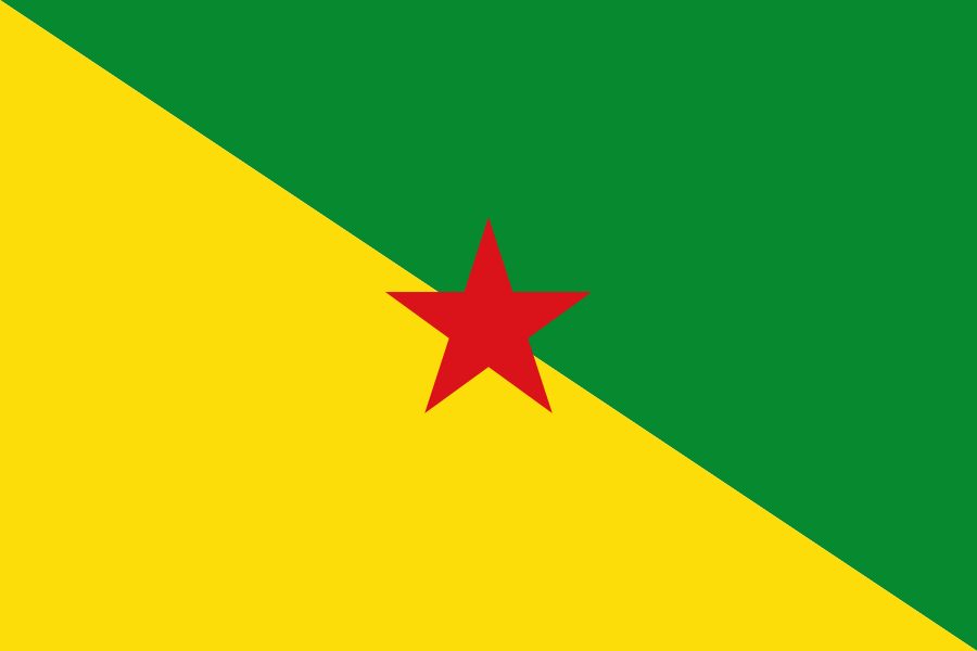 flag: French Guiana emoji in PNG format