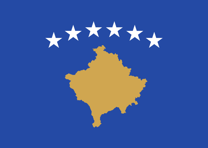 科索沃国旗 emoji in PNG format