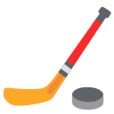 ice hockey emoji in PNG format