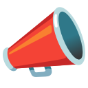 扩音器 emoji in PNG format