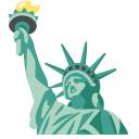 自由女神像 emoji in PNG format