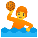 person playing water polo emoji in PNG format