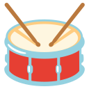 鼓 emoji in PNG format