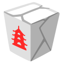 takeout box emoji in PNG format