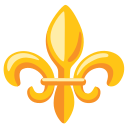 百合花纹章 emoji in PNG format