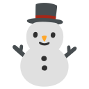 无雪雪人 emoji in PNG format