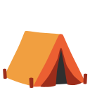 tent emoji in PNG format