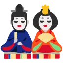 Japanese dolls emoji in WEBP format