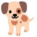 狗 emoji in WEBP format