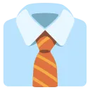 领带 emoji in WEBP format