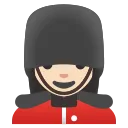 女警卫：浅肤色 emoji in WEBP format
