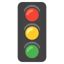 Download vertical traffic light emoji in WEBP format
