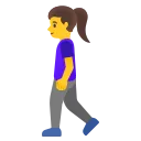 女人走路 emoji in WEBP format