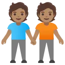 people holding hands: medium skin tone emoji in WEBP format