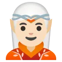 精灵：浅肤色 emoji in WEBP format