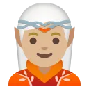 精灵：中等偏浅肤色 emoji in WEBP format