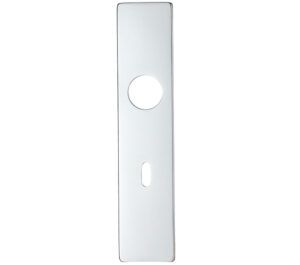 Architectural Aluminium Long Cover Plates, Satin Aluminium (sold in pairs)