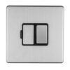 Eurolite Concealed 3mm 13Amp Switched Fuse Spur - Stainless Steel