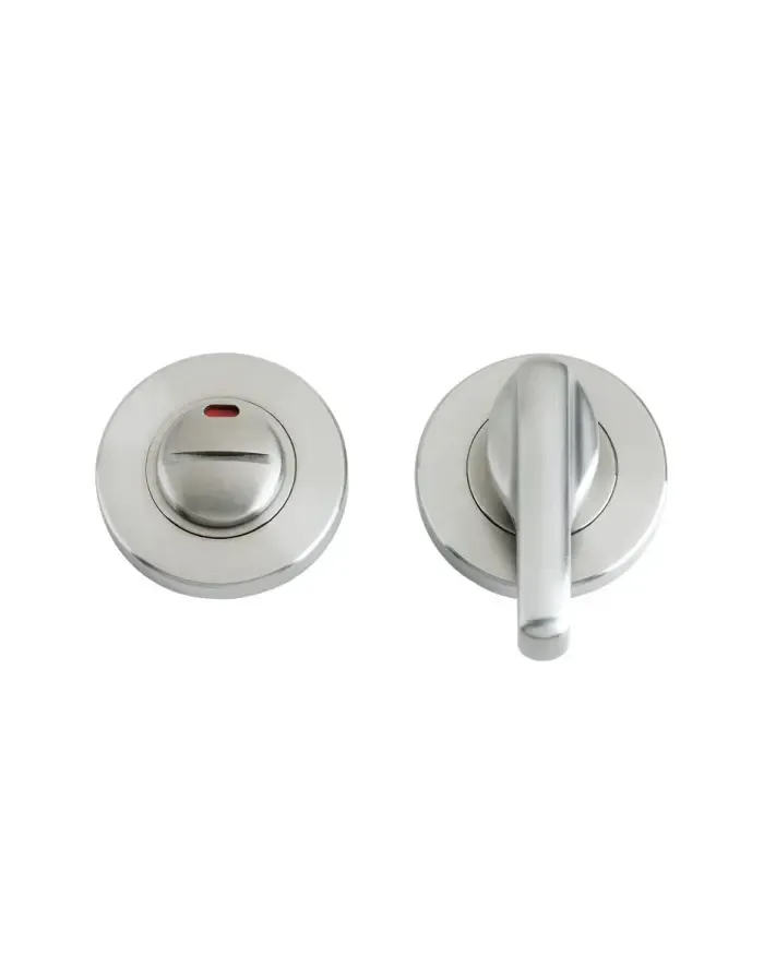 Zoo Hardware Zps Disabled Bathroom Turn & Release With Indicator & Rtd Lever, Satin Stainless Steel