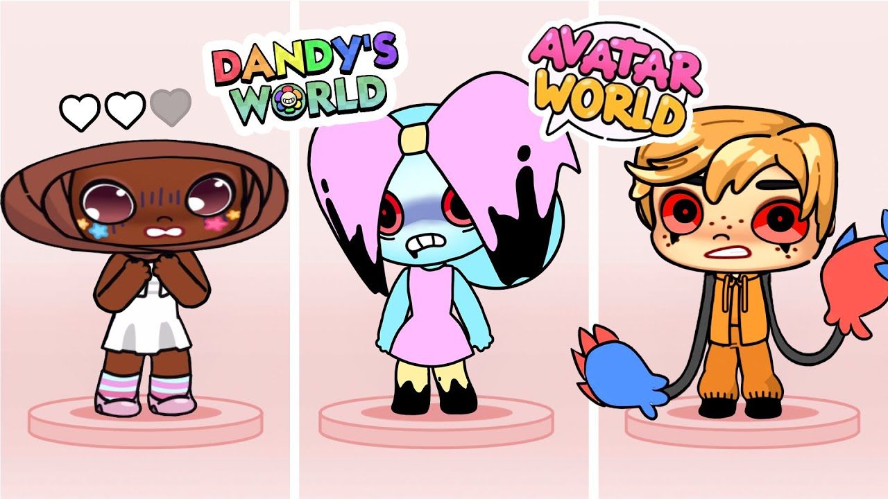 Cách Tạo Cosmo, Poppy, và Goob từ Dandy's World trong Avatar World