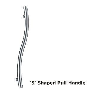 PHS501BBF/SSS S` Shaped Pull Handle