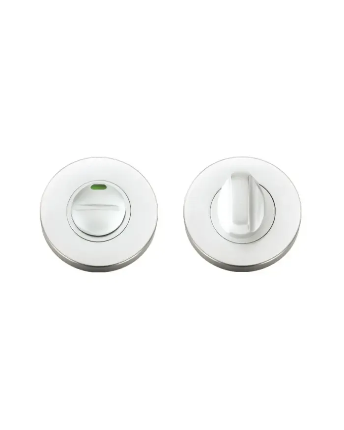 Zoo Hardware Architectural Aluminium Turn & Release With Indicator, Satin Aluminium