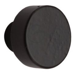 M Marcus Round Cupboard Knob (32Mm Or 38Mm), Smooth Black Iron