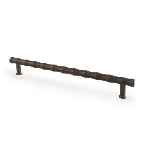 Alexander And Wilks Bamboo T-Bar Cabinet Pull 160Mm C/C Dark Bronze Pvd AW809B-224-DBZPVD