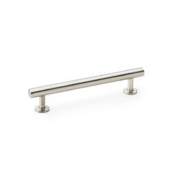 Alexander And Wilks Round T Bar Cabinet Pull Handle 128mm C/C Satin Nickel AW814-128-SN