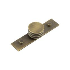 Sturt Cupboard Knobs 40mm Plain Antique Brass