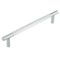 Venice Linear Knurled 300x19mm Polished Chrome Pull Handle