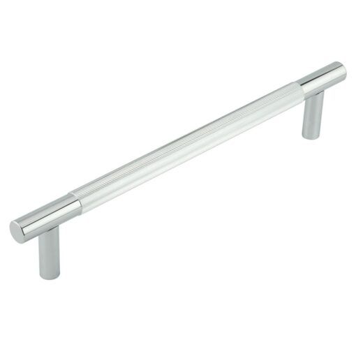 Venice Linear Knurled 300x19mm Polished Chrome Pull Handle Face Fix